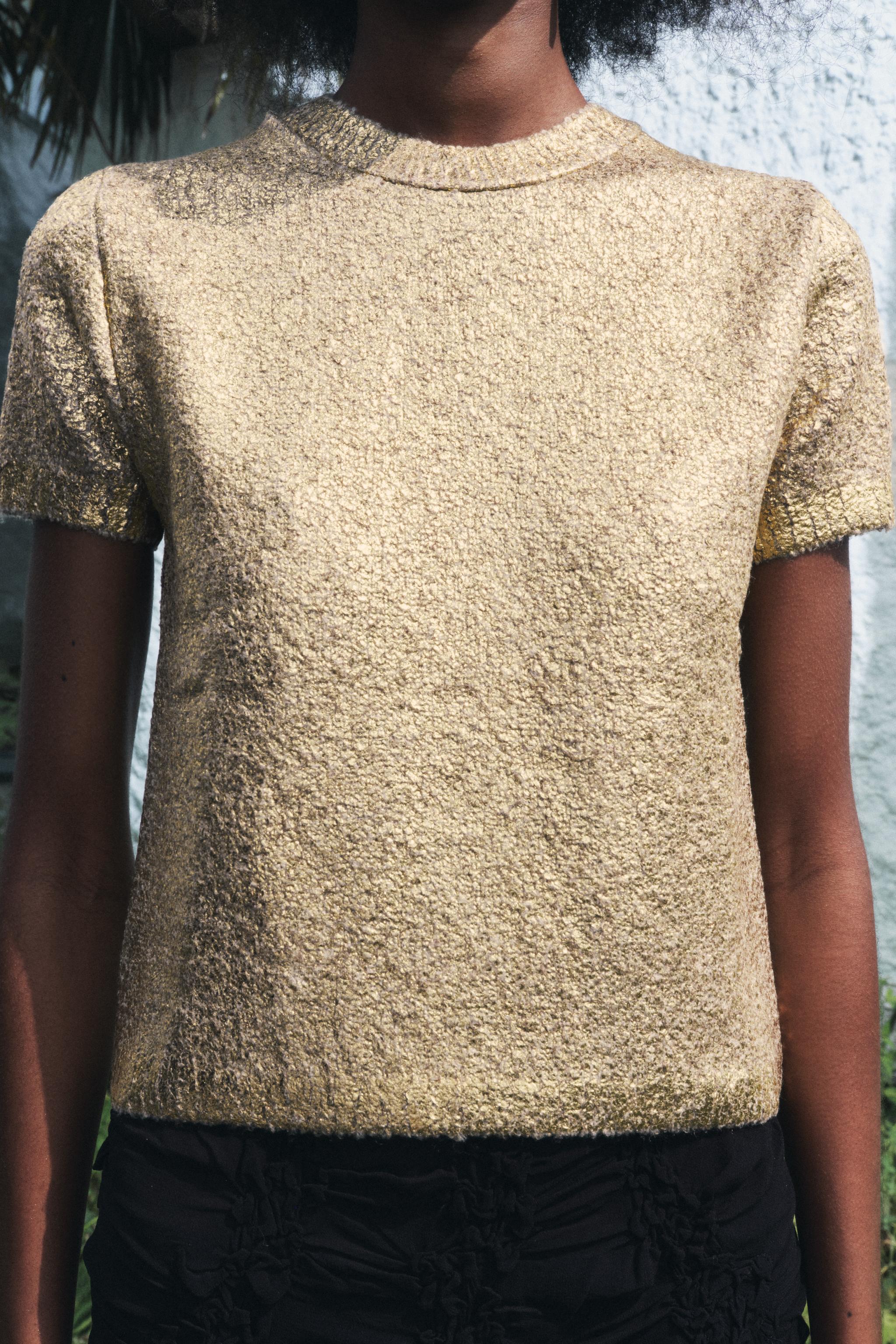 FOIL KNIT SWEATER Product Image