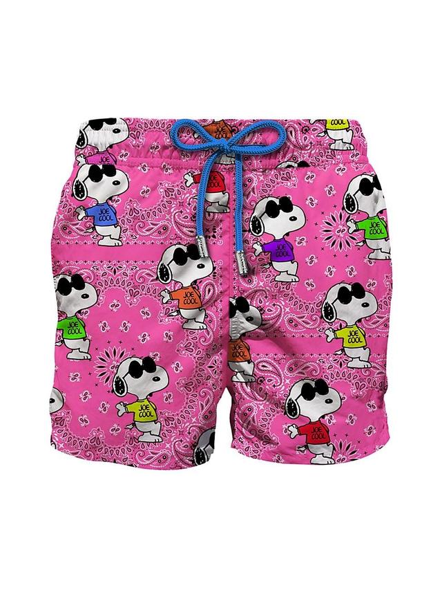 Mens Snoopy Cool Bandana Swim Shorts Product Image