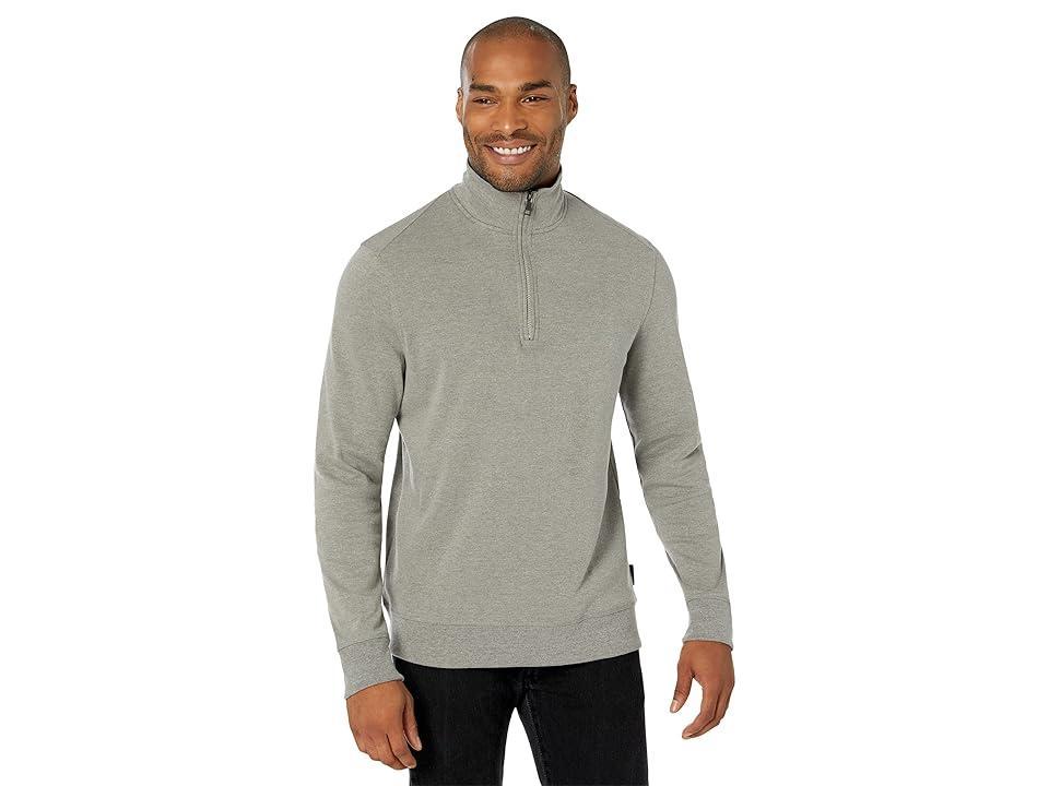 Nautica Navtech 1/4 Zip Sweater (Stone Grey Heather) Men's Clothing Product Image