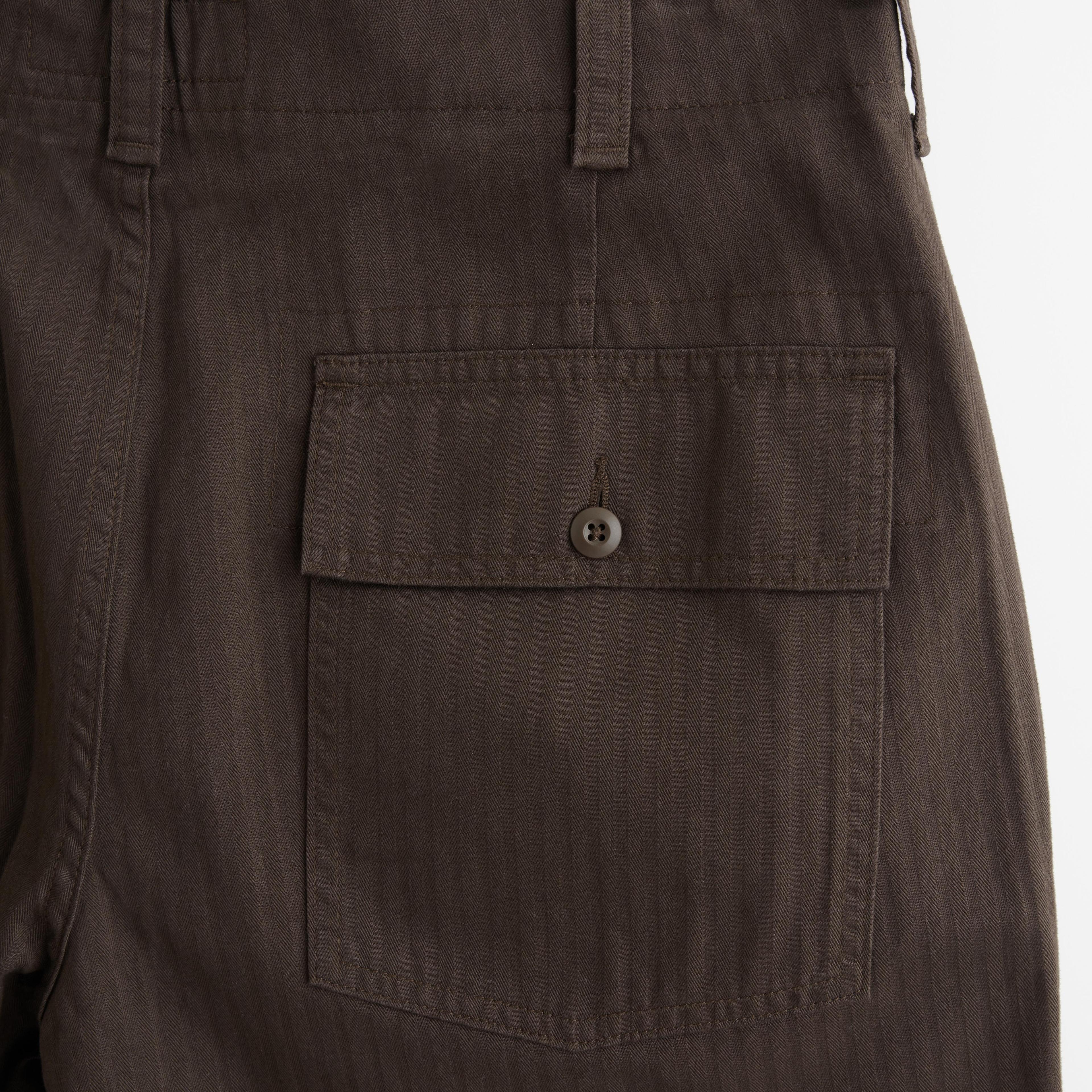 Fixed Waist Herringbone Pant Product Image