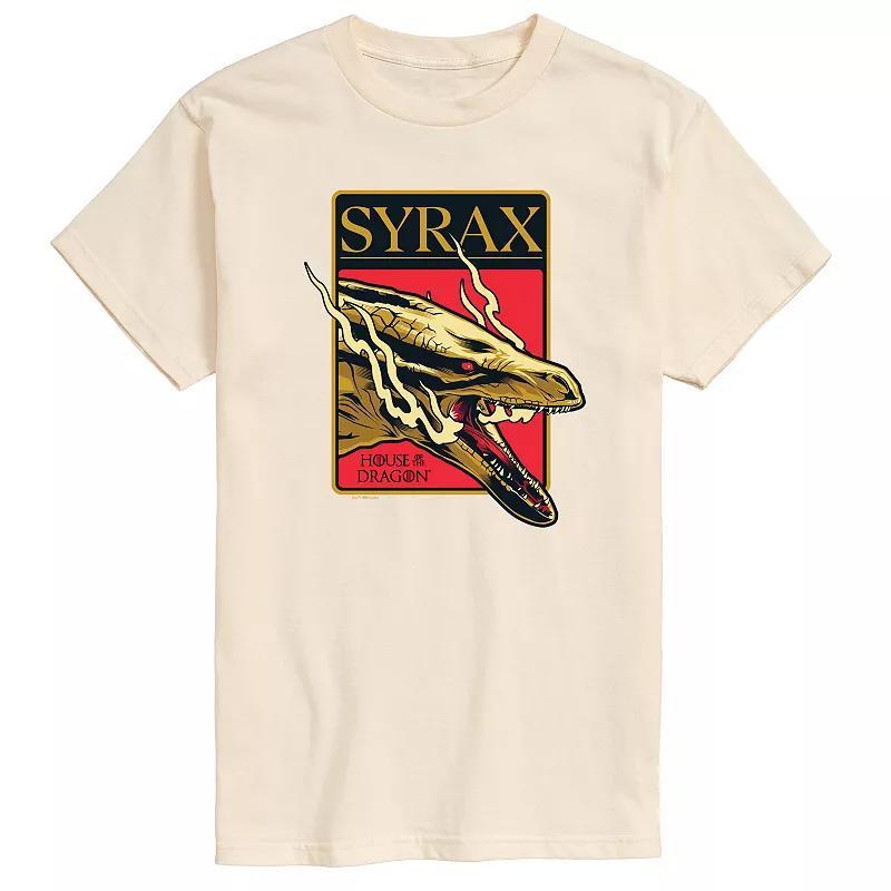 Mens House Of Dragon Syrax Badge Graphic Tee Product Image