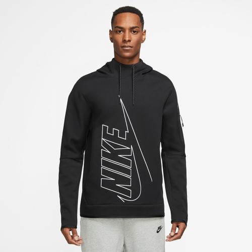 Nike Mens Tech Fleece Pullover Hoodie - Red/Red Product Image