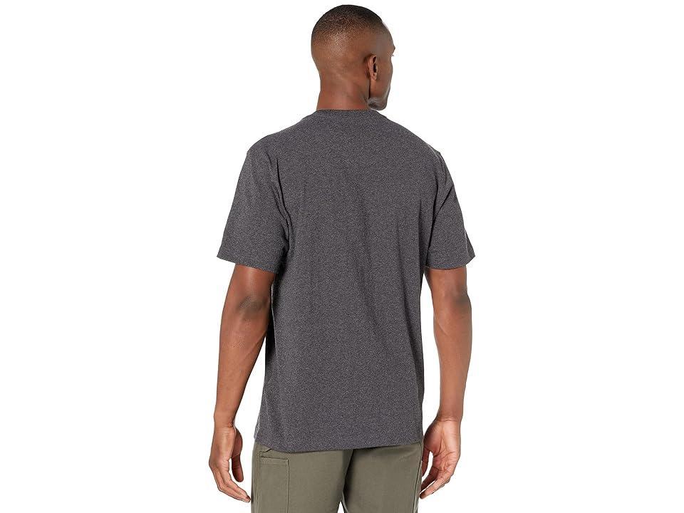 Carhartt Signature Logo S/S T-Shirt (Carbon Heather) Men's T Shirt Product Image