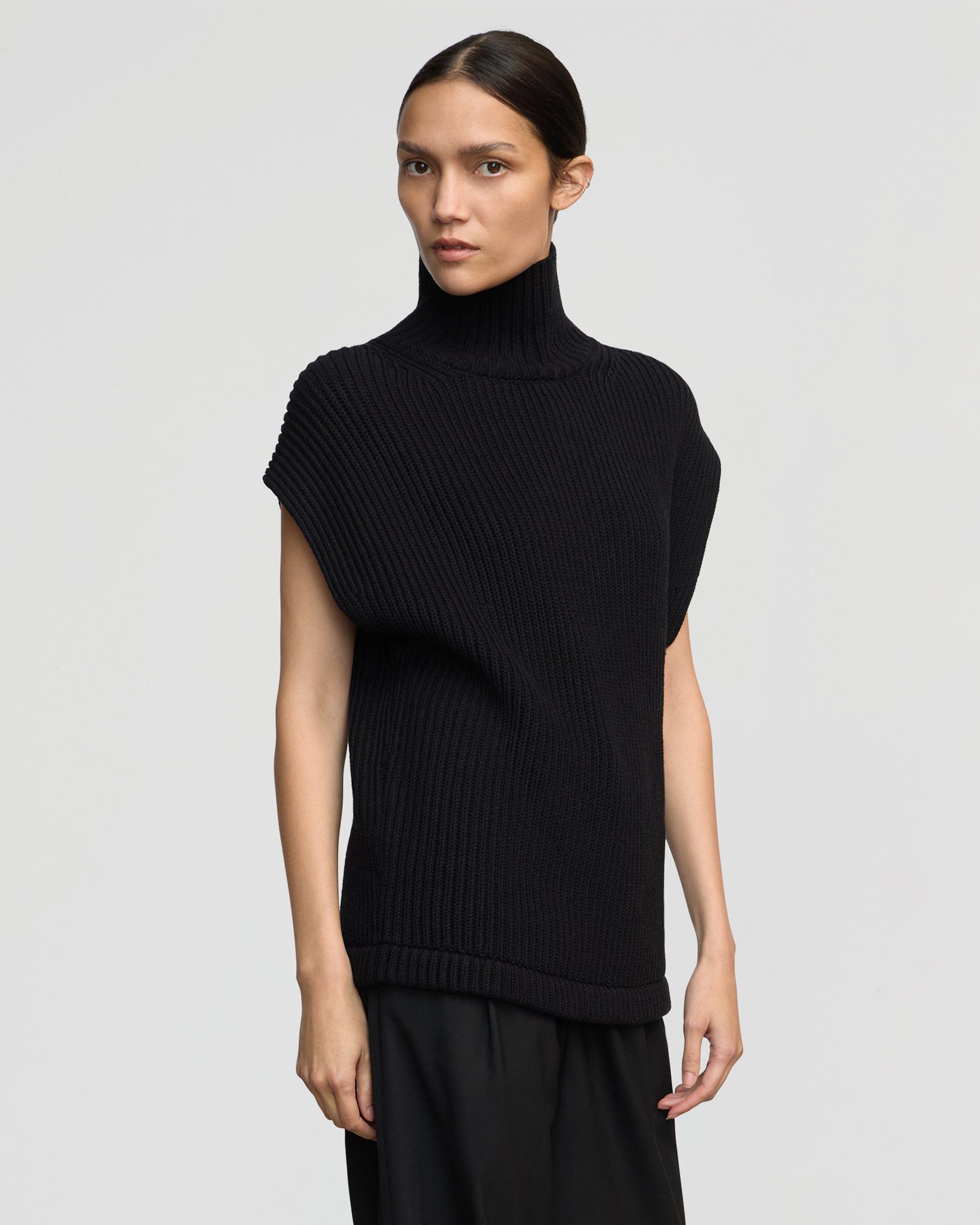 Tully Organic Cotton Turtleneck Vest Product Image