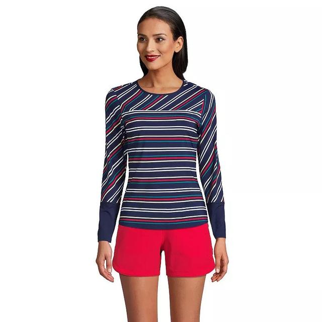 Womens Lands End UPF 50 Long Sleeve Rash Guard Product Image