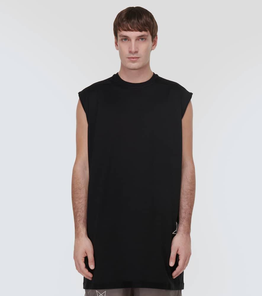 RICK OWENS Black Champion Edition Tarp T-shirt Product Image