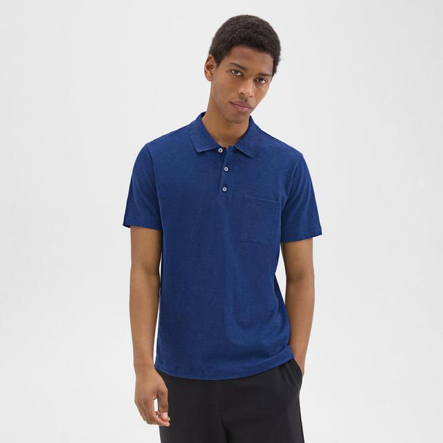 Slub Cotton Bron Polo Shirt | Theory Product Image