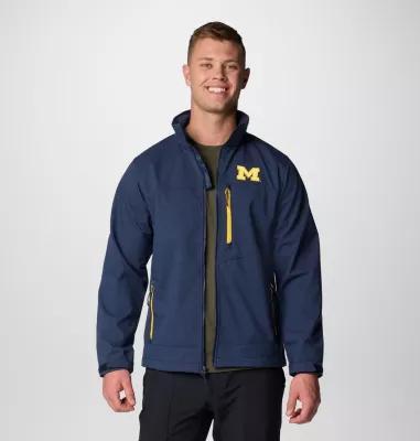 Columbia Men's Collegiate Ascender III Softshell - Michigan- Product Image