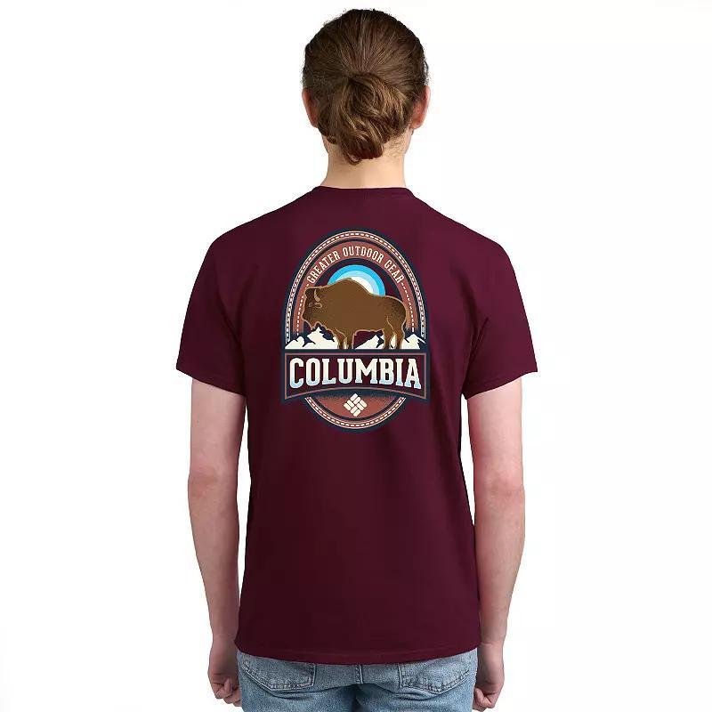 Mens Columbia Americana Adventure Print Short Sleeve Graphic Tee Product Image