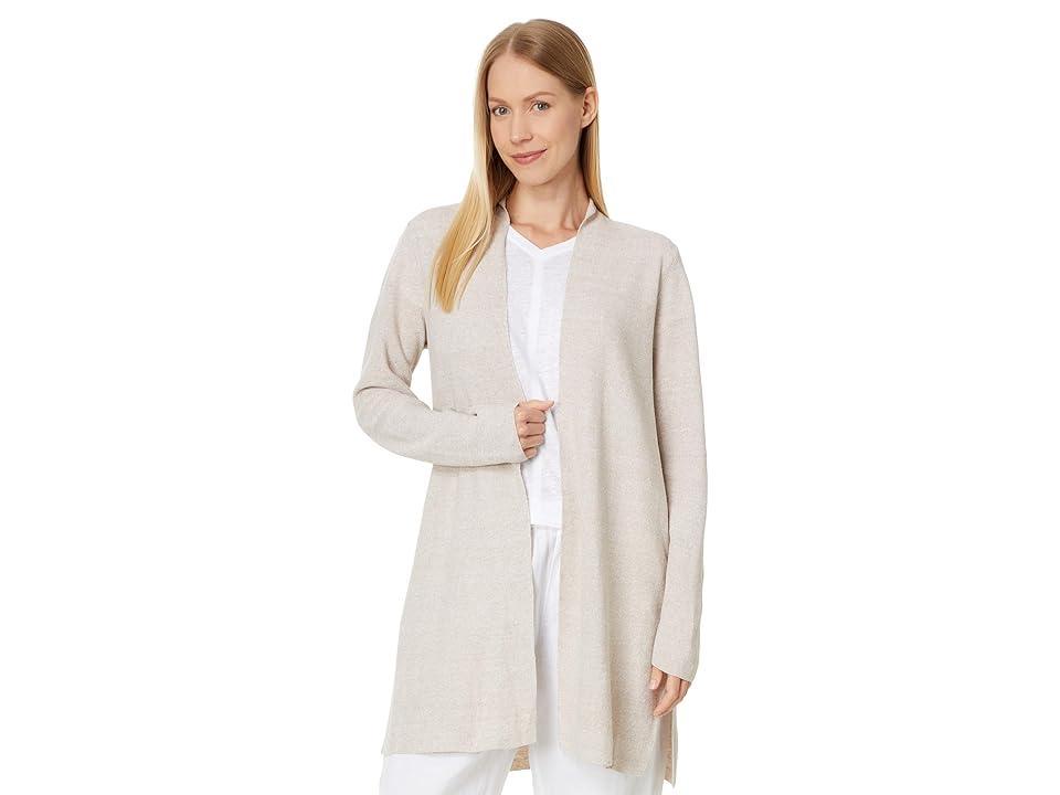 Womens Long Linen & Cotton Cardigan Product Image