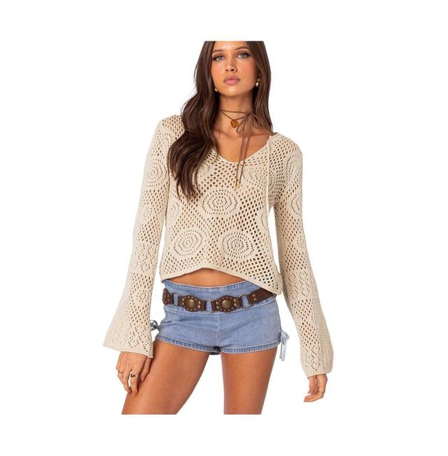 Edikted Womens Kinley Crochet Top Product Image