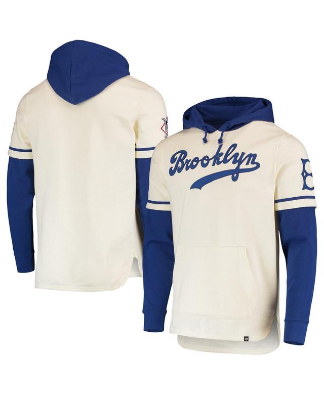 Mens 47 Cream Los Angeles Dodgers Trifecta Shortstop Pullover Hoodie Product Image