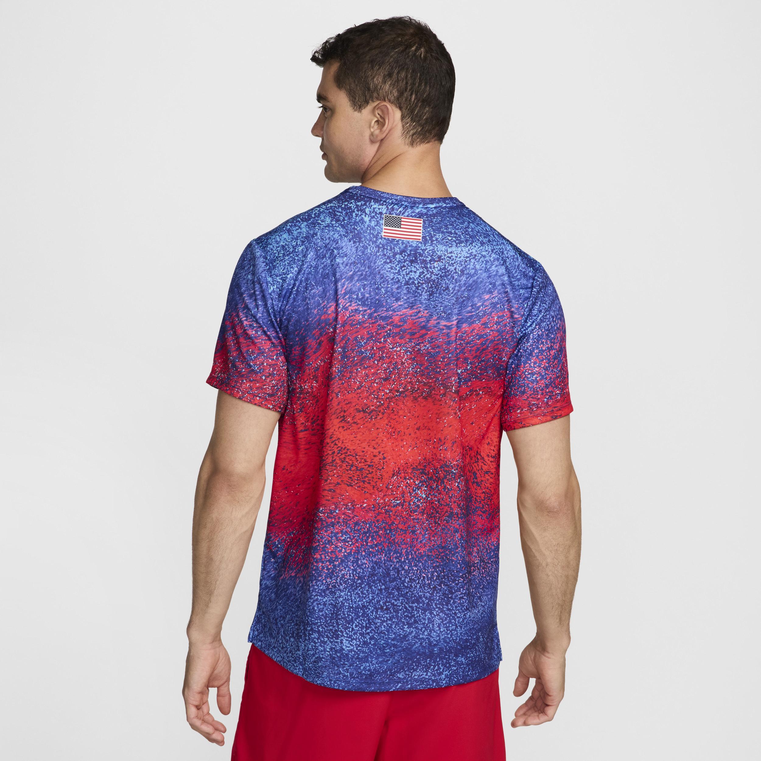 USA Miler Nike Men's Dri-FIT Short-Sleeve Running Top Product Image