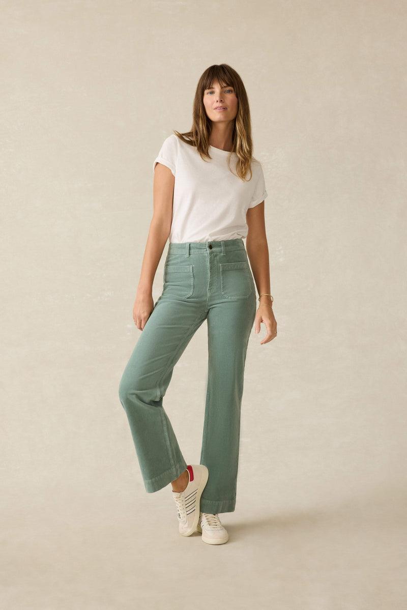 Softstretch Cord Patch Pocket Pant - Seaglass Product Image