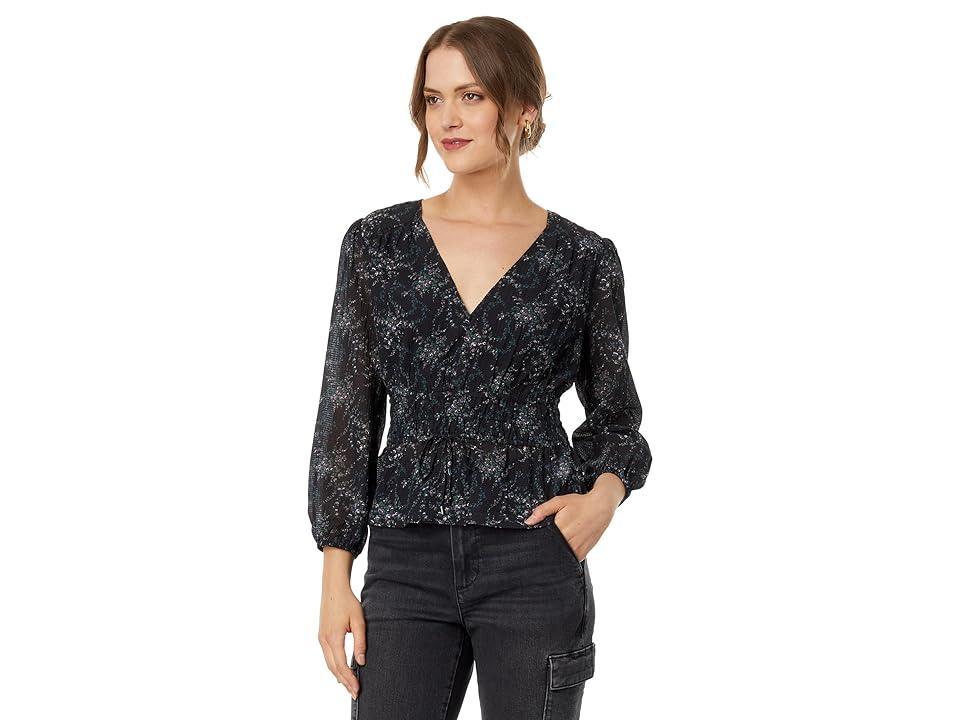 Paige Osaka Top (Black Multi) Women's Clothing Product Image