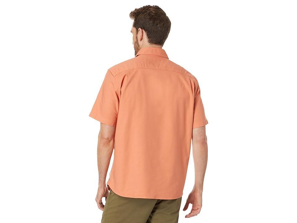 L.L.Bean Beanflex Twill Shirt Short Sleeve Traditional Fit (Faded Orange) Men's Clothing Product Image