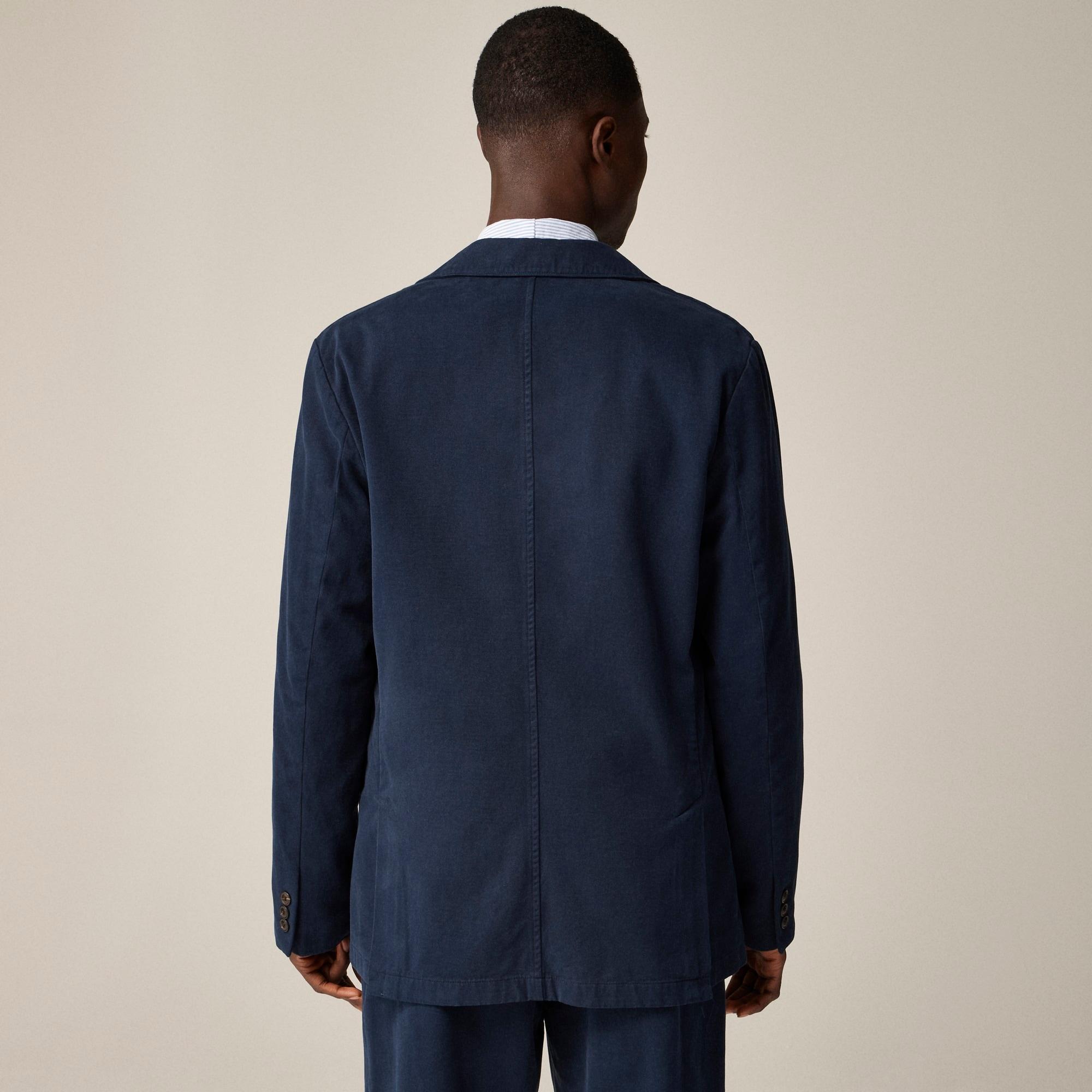 Kenmare Relaxed-fit suit jacket in Italian cotton blend Product Image