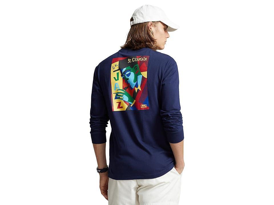 Polo Ralph Lauren Classic Fit Jazz-Print Jersey T-Shirt Men's T Shirt Product Image