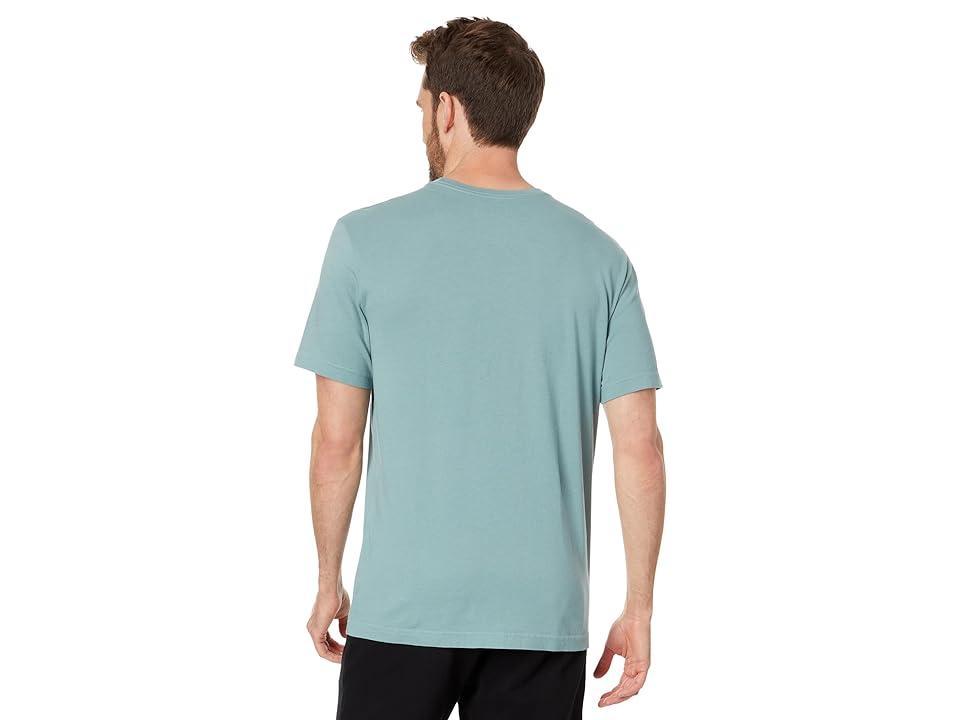 Life is Good Peace Out Snow Hammock Short Sleeve Crusher Tee (Smoky ) Men's Clothing Product Image