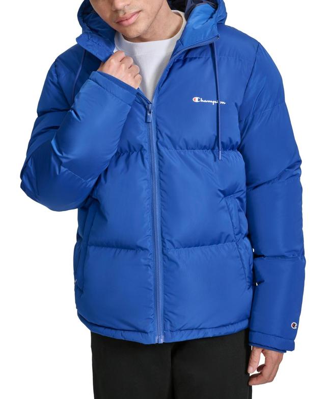 Champion Mens Quilted Full-Zip Hooded Puffer Jacket Product Image