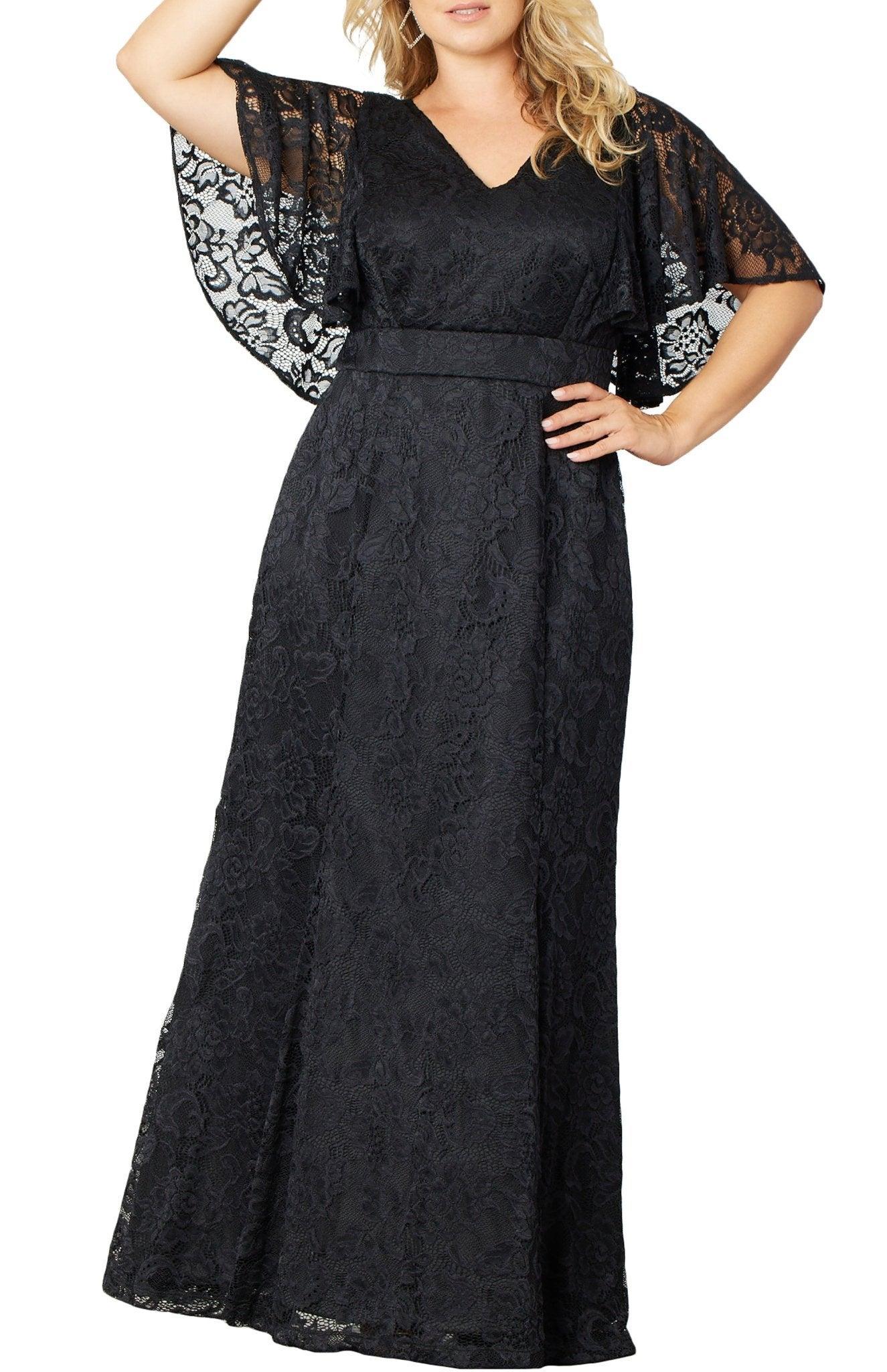 Duchess Lace Evening Gown - Plus Product Image