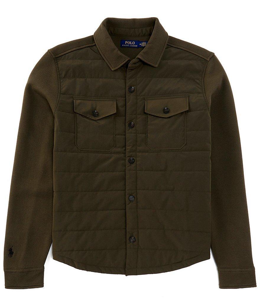 Polo Ralph Lauren Long Sleeve Hybrid Shirt Jacket Product Image