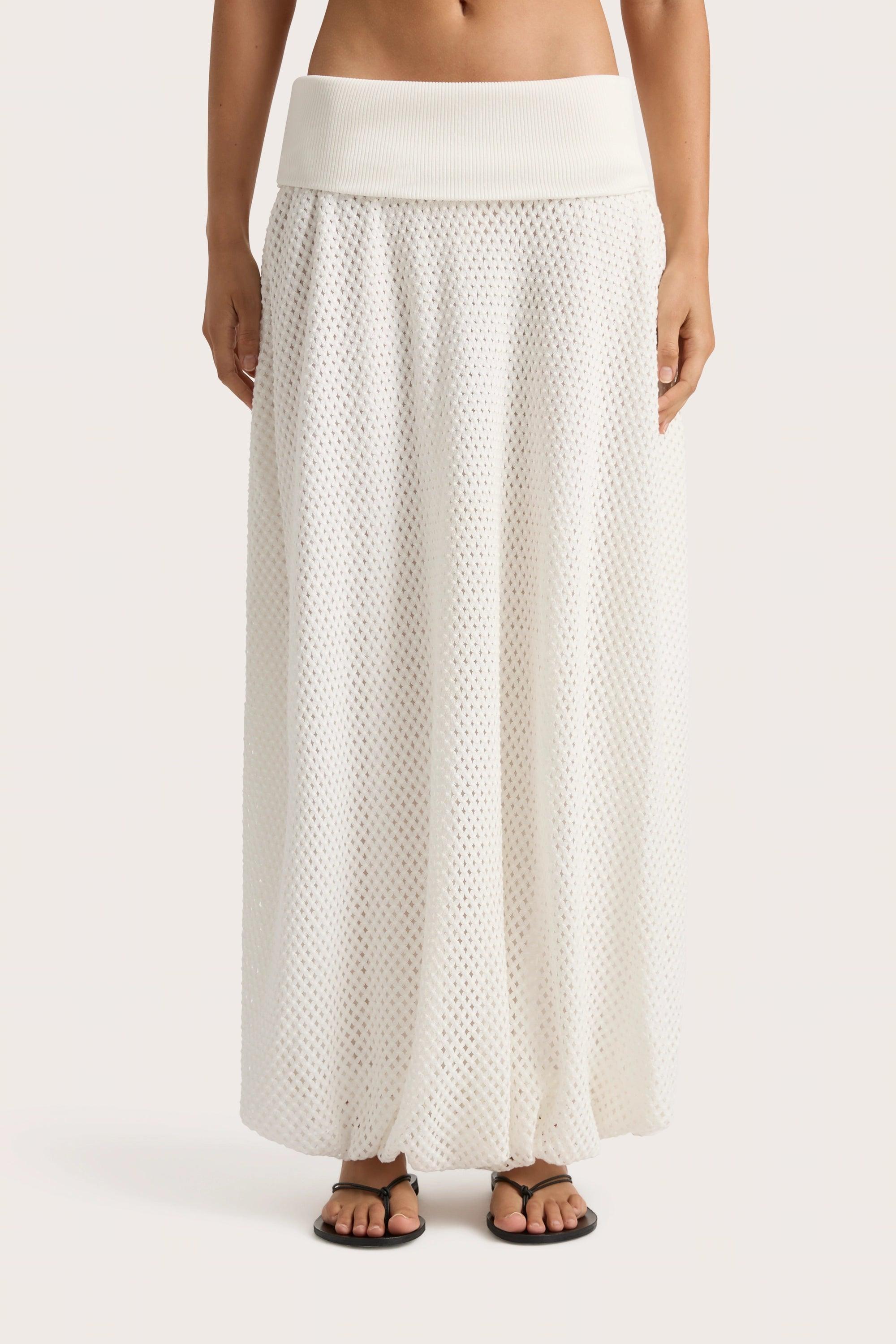 Ciele Maxi Skirt Azalea White Product Image