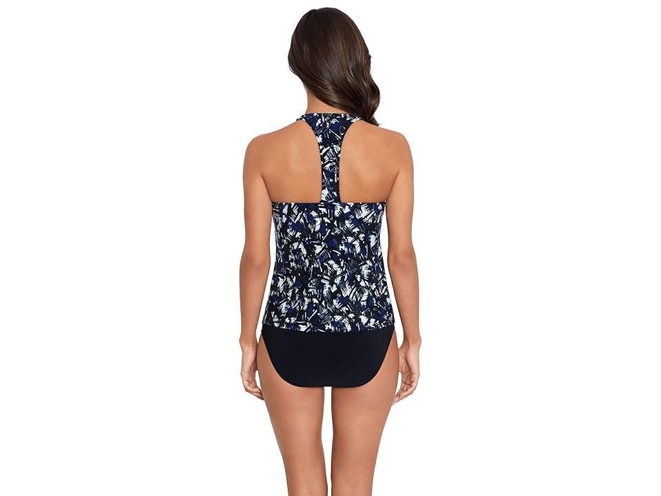 Magicsuit Blueprint Taylor Tankini Top Multi) Women's Swimwear Product Image