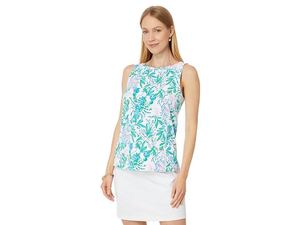 Lilly Pulitzer Renay Tank UPF 50+ (Resort White Just A Pinch) Women's Clothing Product Image