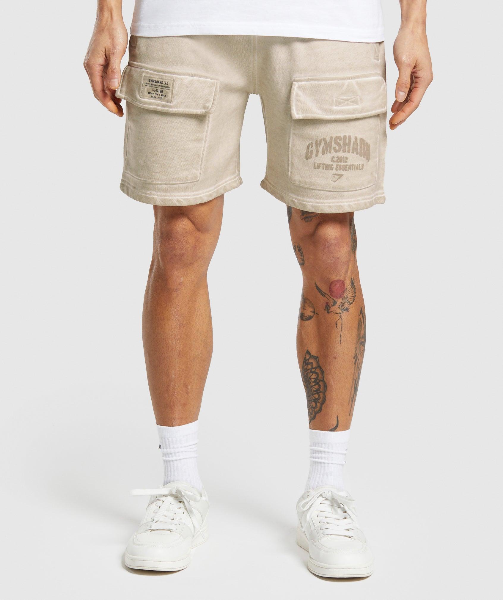 Heavyweight Washed Cargo Shorts Product Image