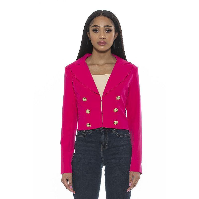 Womens ALEXIA ADMOR Jesse Cropped Blazer Product Image