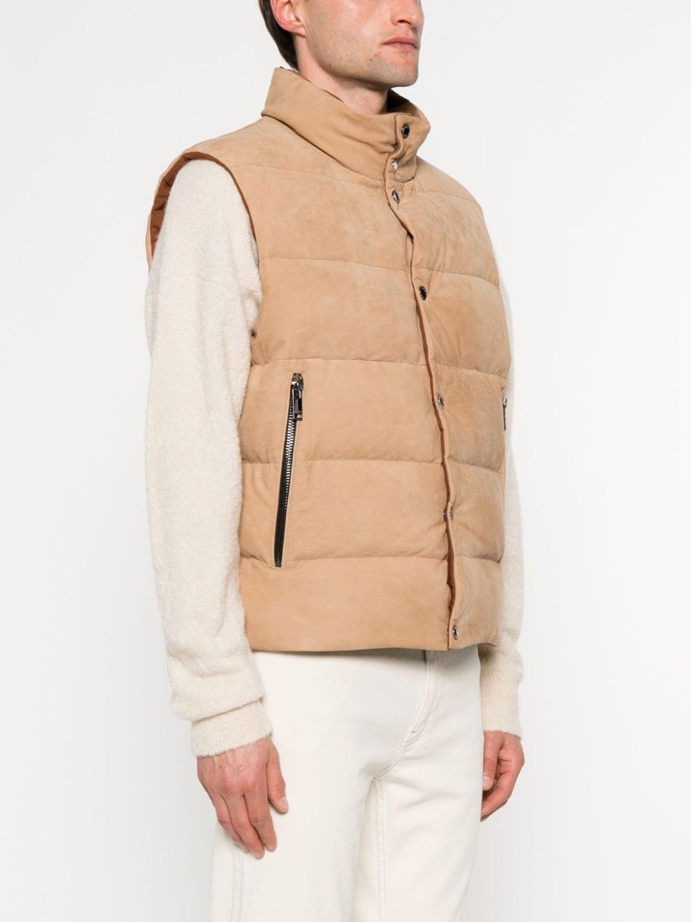 Reversible Down Gilet In Neutrals Product Image