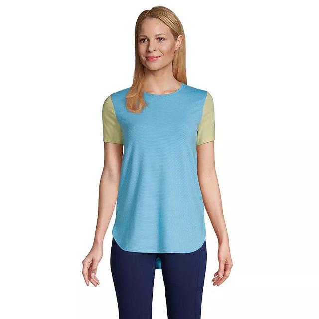 Petite Lands End Moisture-Wicking UPF 50 Tunic Tee, Womens Product Image