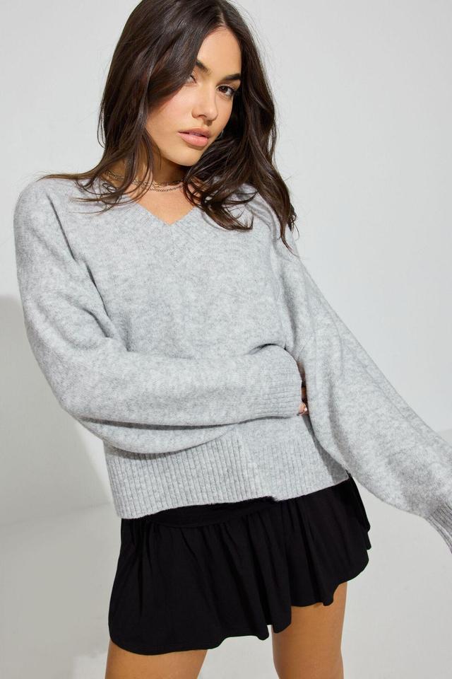 Cozy V Neck Sweater Product Image