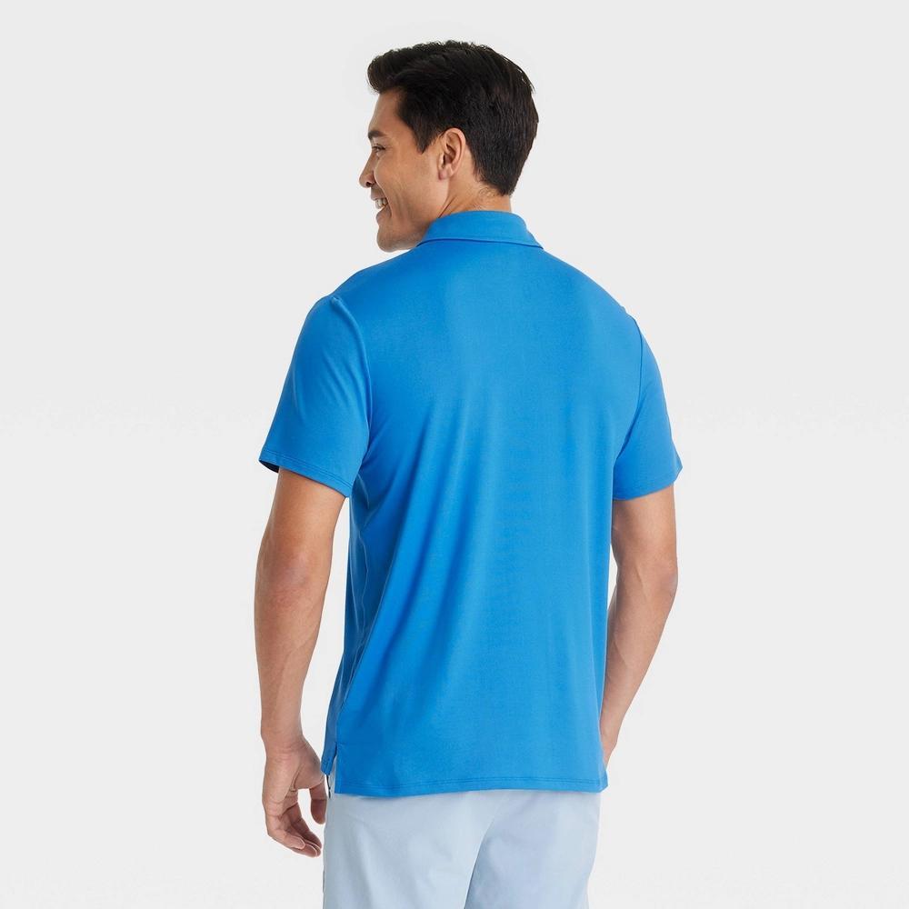 Men's Jersey Polo Shirt - All In Motion™ Element Blue L Product Image