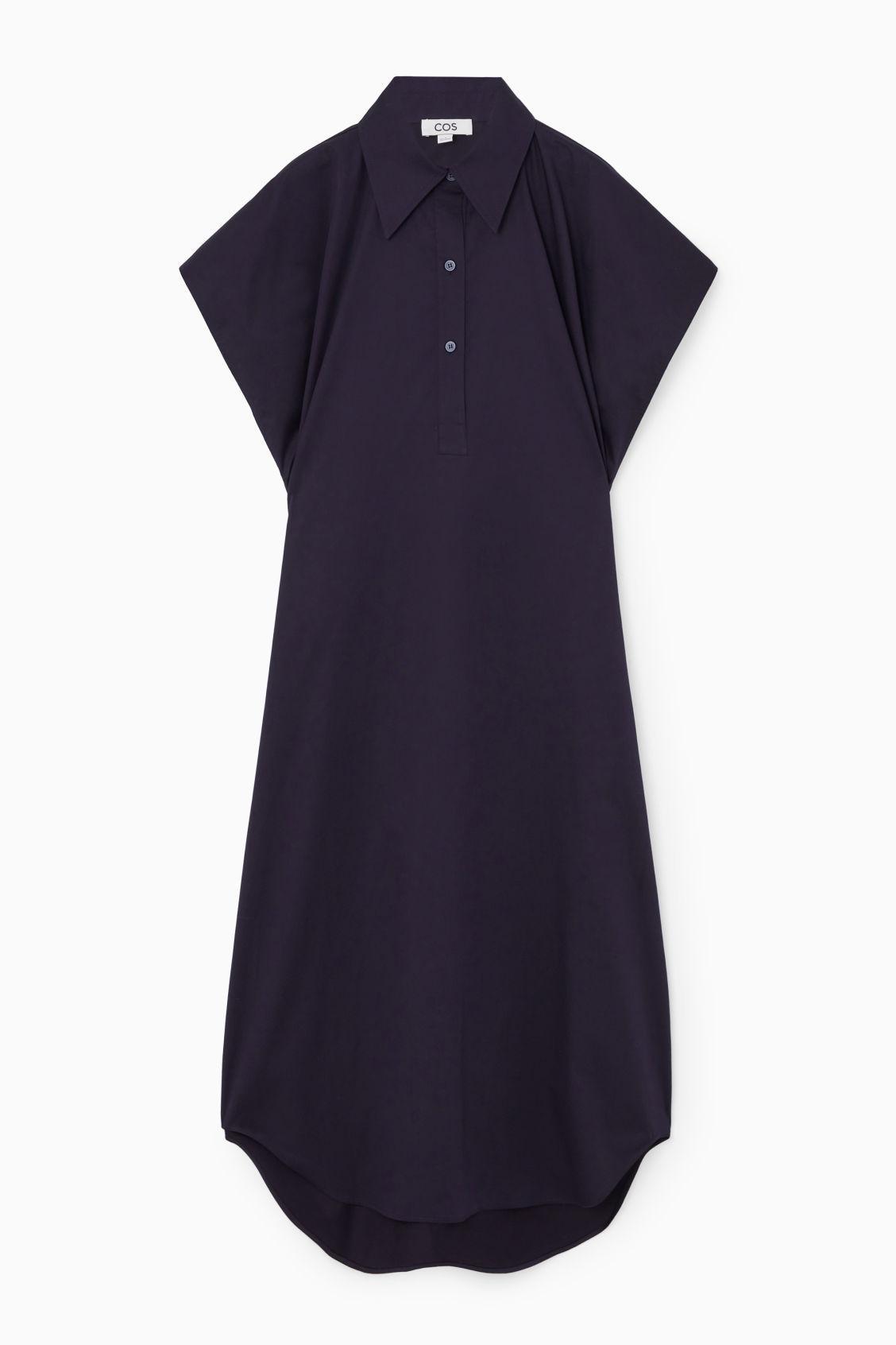 OVERSIZED MIDI SHIRT DRESS Product Image