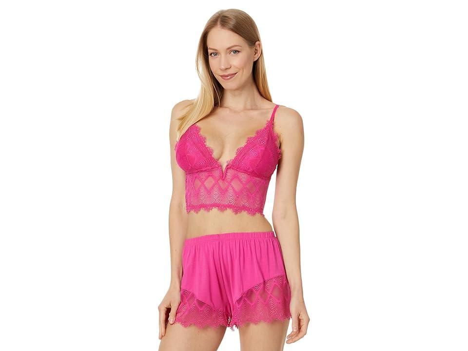 Cosabella Allure Sleep Cami Boxer Pj Set (Flori ) Women's Pajama Sets Product Image