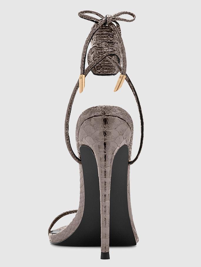 Luce Minimale - Metallic Python en Gris Product Image