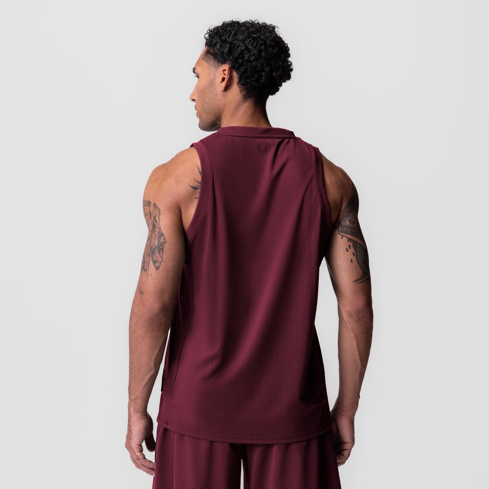 0990. Ion-Mesh Basketball Jersey - Crimson Red Product Image