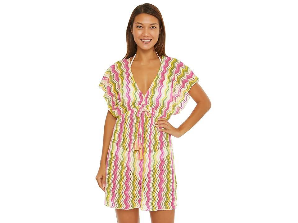 Becca Celeste Plunge Cover-Up Dress Product Image