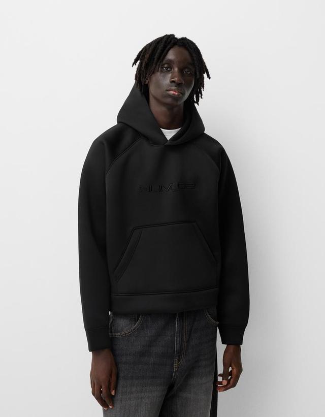 Cropped technical hoodie Product Image