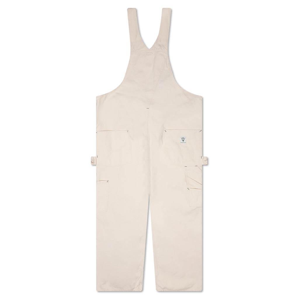 Overalls 10oz Cotton Canvas - Off White Male Product Image