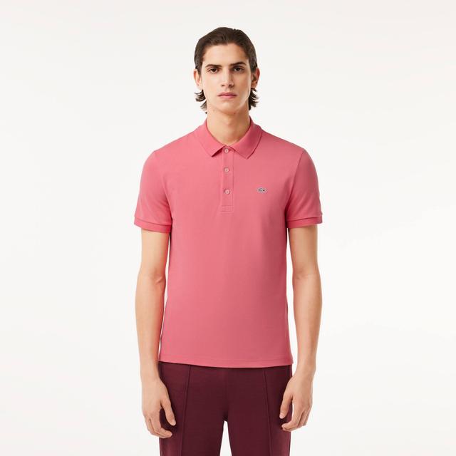 Slim Fit Stretch Piqué Polo Shirt Product Image