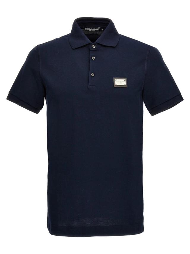 Dg Essential Cluster Polo Blue In Navy Blue Product Image