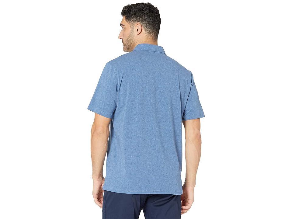 johnnie-O The Original Four-Button Heathered Polo (Oceanside) Men's Clothing Product Image