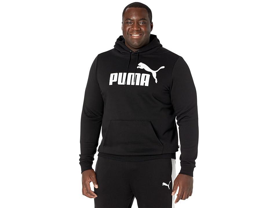 PUMA Big Tall Essentials Big Logo Fleece Hoodie (Cotton ) Men's Clothing Product Image