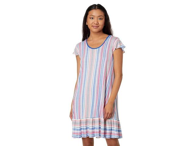 Tommy Bahama Short Sleeve Chemise Stripe) Women's Pajama Product Image