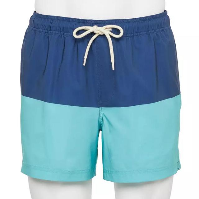 Mens Trinity Coast 5-in. Colorblock Swim Trunks Product Image