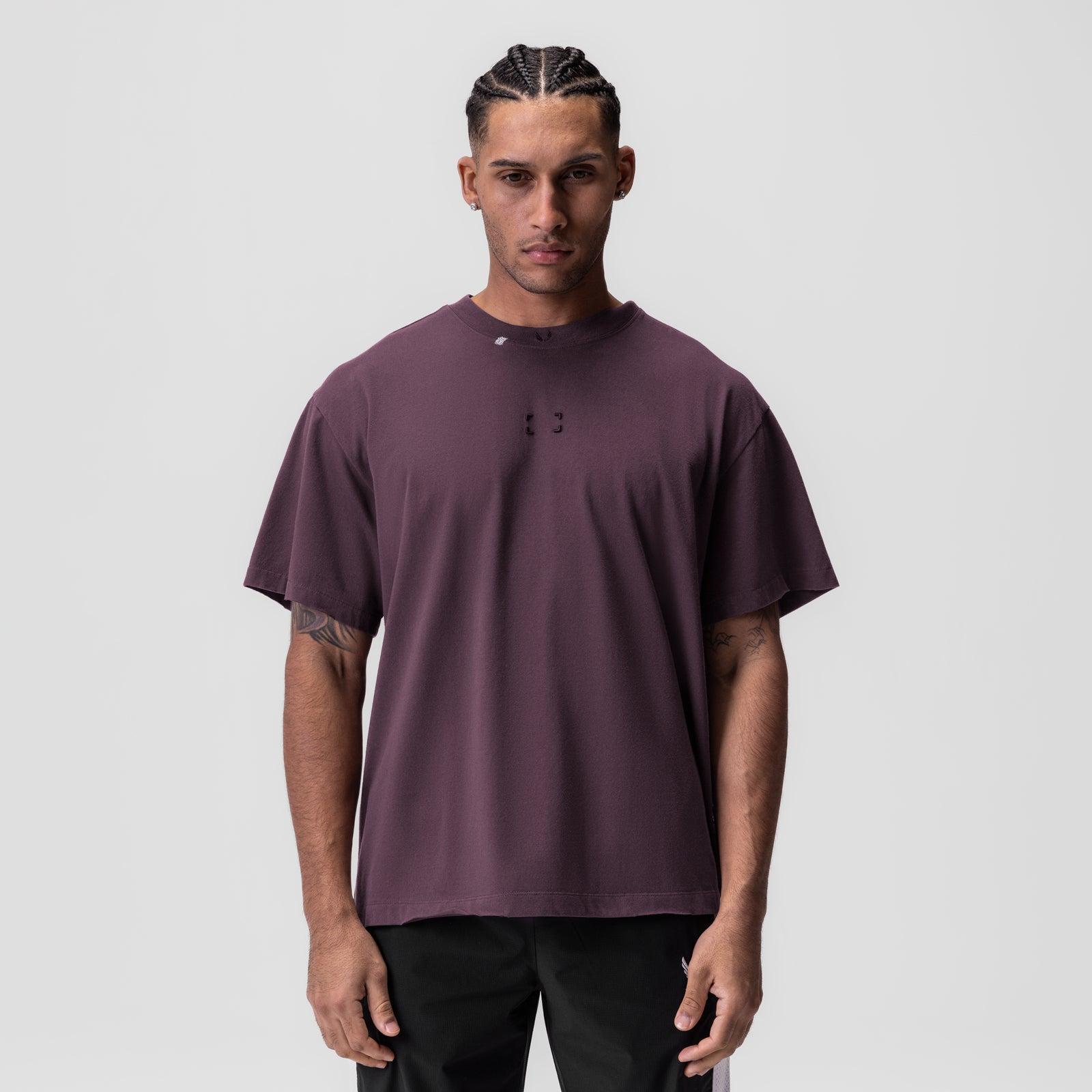 0797. Tech Essential™ Relaxed Tee - Black "Space Bracket" Product Image