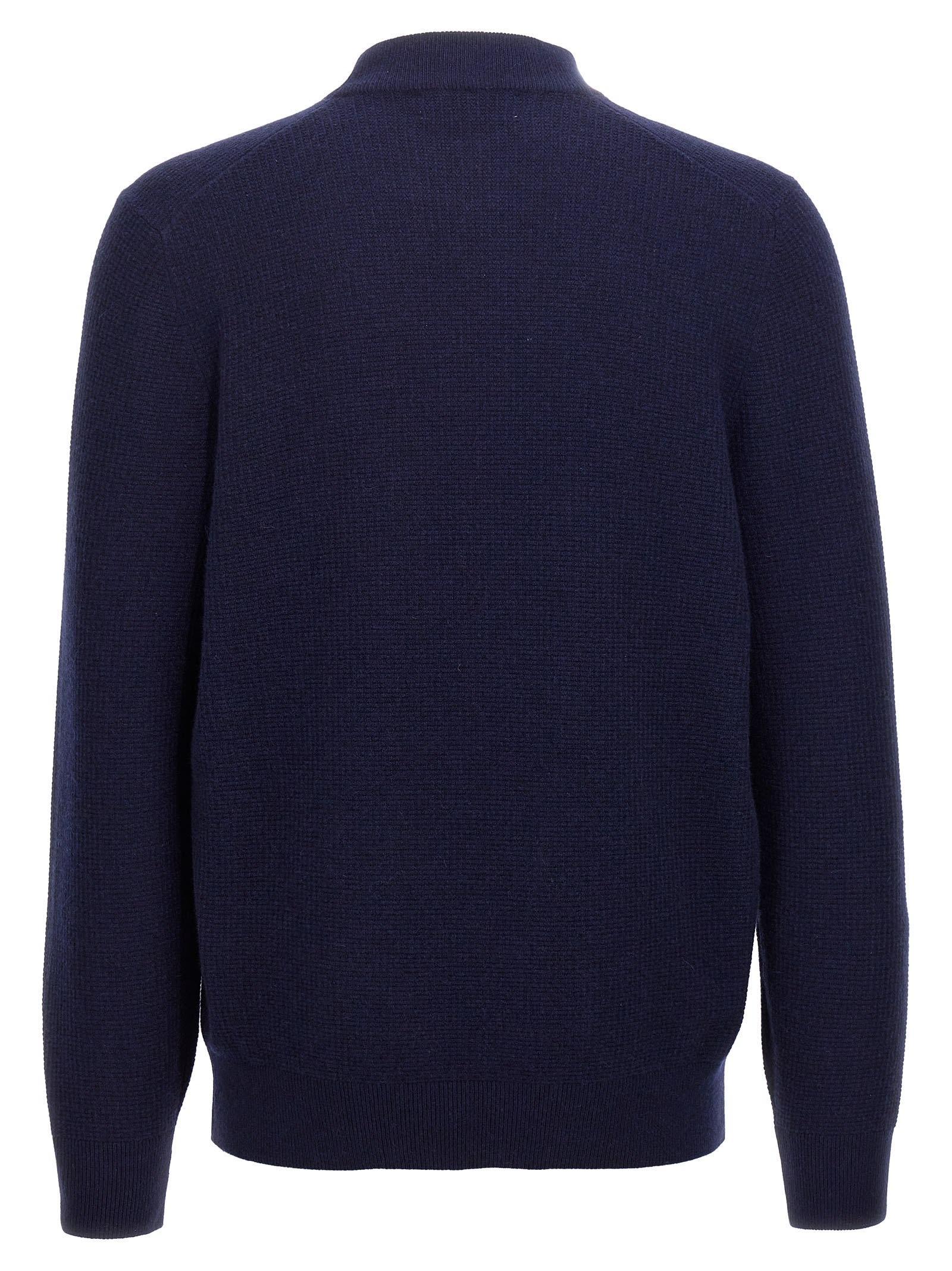 Cashmere Sweater Sweater, Cardigans Blue Product Image